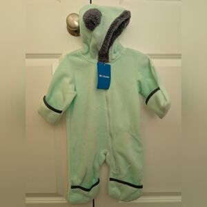 NWT Columbia Baby Western Barlow Bunting, Mint Green, 3-6M